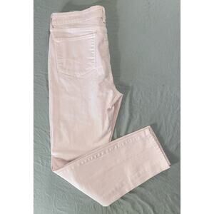 NYDJ Lift/Tuck Clarissa Ankle Lightweight Stretch Denim Jeans. Pink, Women's 10.
